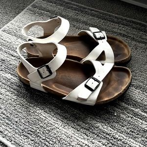 BIRKENSTOCK Rio Women White Birko-Flor Sandals